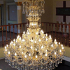 Luxury Custom Big Ceiling Crystal LED Pendant Lamp 