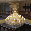 Luxury Custom Big Ceiling Crystal LED Pendant Lamp 