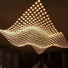 Wave Square LED Pendant Light